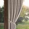 Zasłona gotowa Garden brązowa 155 x 220 cm – zaciszny kącik na taras