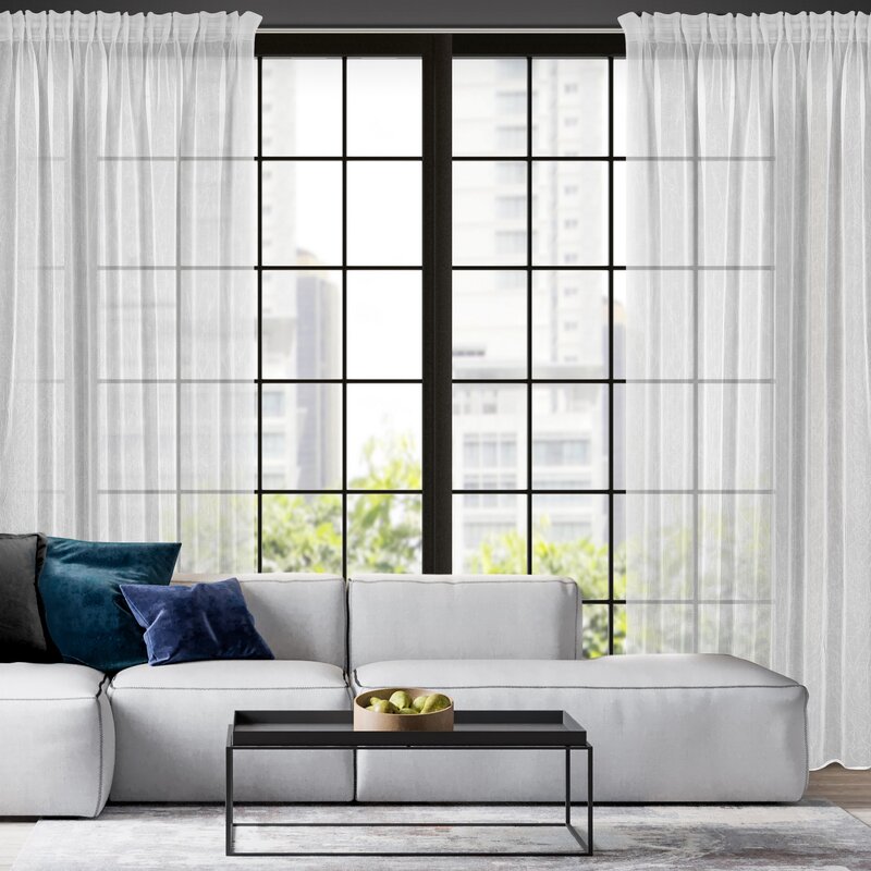 Firana gotowa Elia biała 140 x 270 cm – rozjaśnia wnętrze