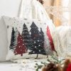 Poszewka świąteczna kremowa 45 x 45 cm – idealna dekoracja
