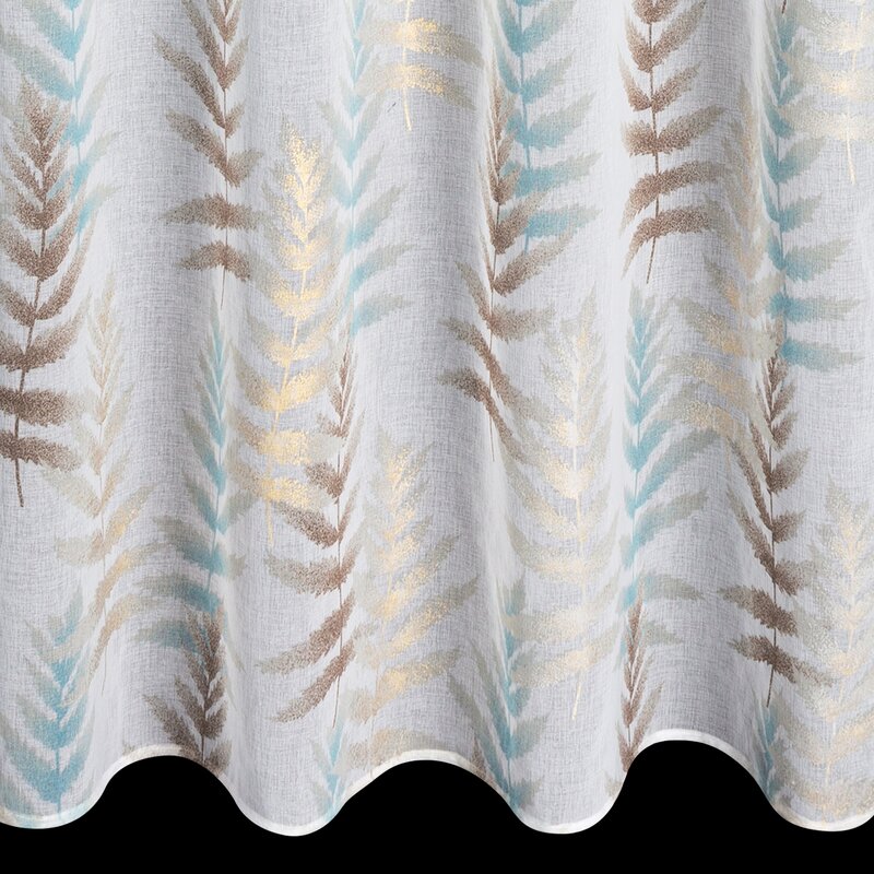 Zasłona gotowa Ruti kremowa 140 x 250 cm – delikatny nadruk