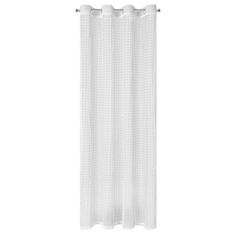 Firana gotowa Mirella biały 140 x 250 cm – rozświetla wnętrze
