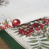 Obrus świąteczny SZE/CHO/4115 zielony 140x220 cm – idealny na Boże Narodzenie