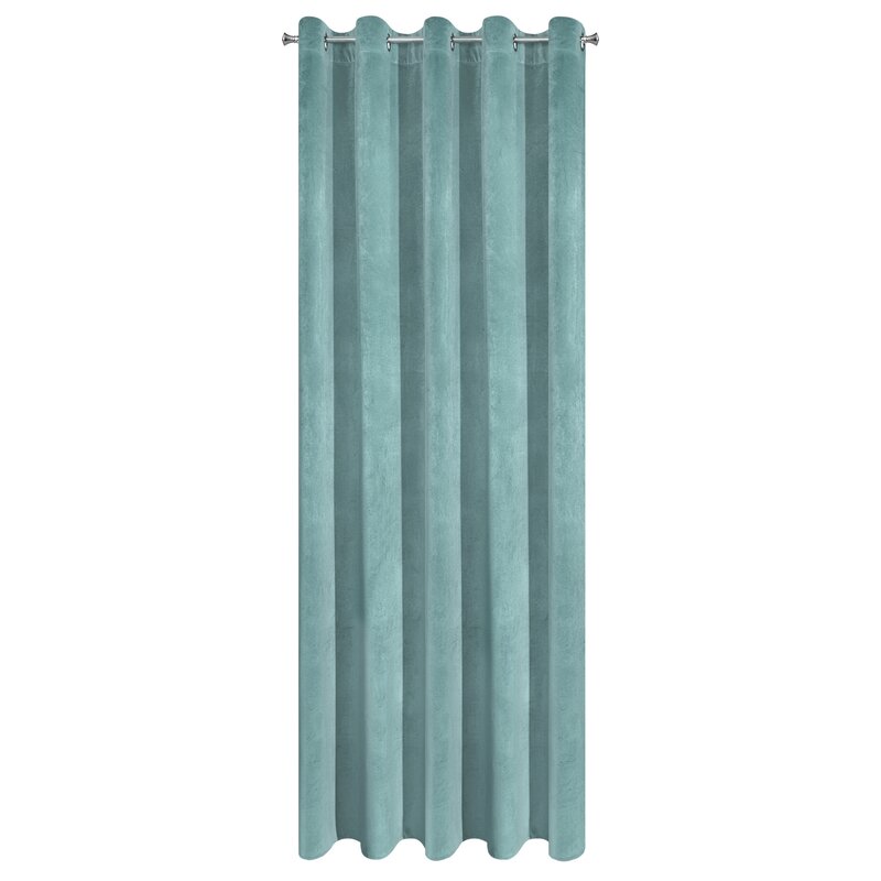 Zasłona gotowa morska 140 x 250 cm – zaciemniająca sypialnię