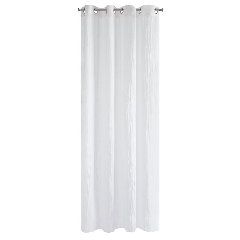 Zasłona gotowa Zuhal biała 140 x 250 cm – rozprasza światło