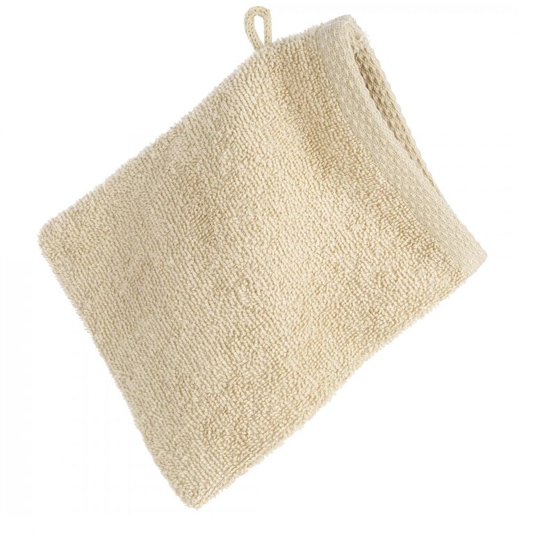 Ręcznik gładki beżowy 16 x 21 cm – delikatny dla skóry