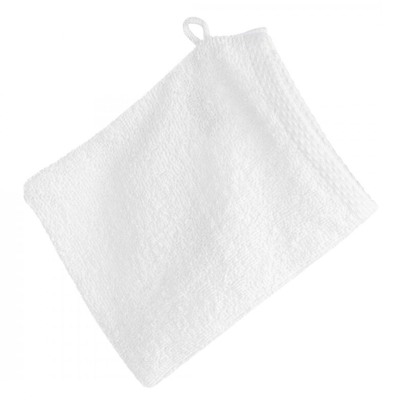 Ręcznik gładki biały 16 x 21 cm – miękki i chłonny
