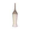 Wazon ceramiczny Rosina kremowy fi 18 x 76 cm – na susze i kwiaty