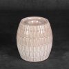 Świecznik ceramiczny Edna kremowy fi 13 x 15 cm – subtelny blask