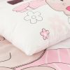 Komplet pościeli dziecięcej KID 13 biała 100 X 135 CM – 100% bawełna
