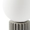 Lampa stołowa Aspen (02) biała fi 16 x 40 cm – tworzy nastrój