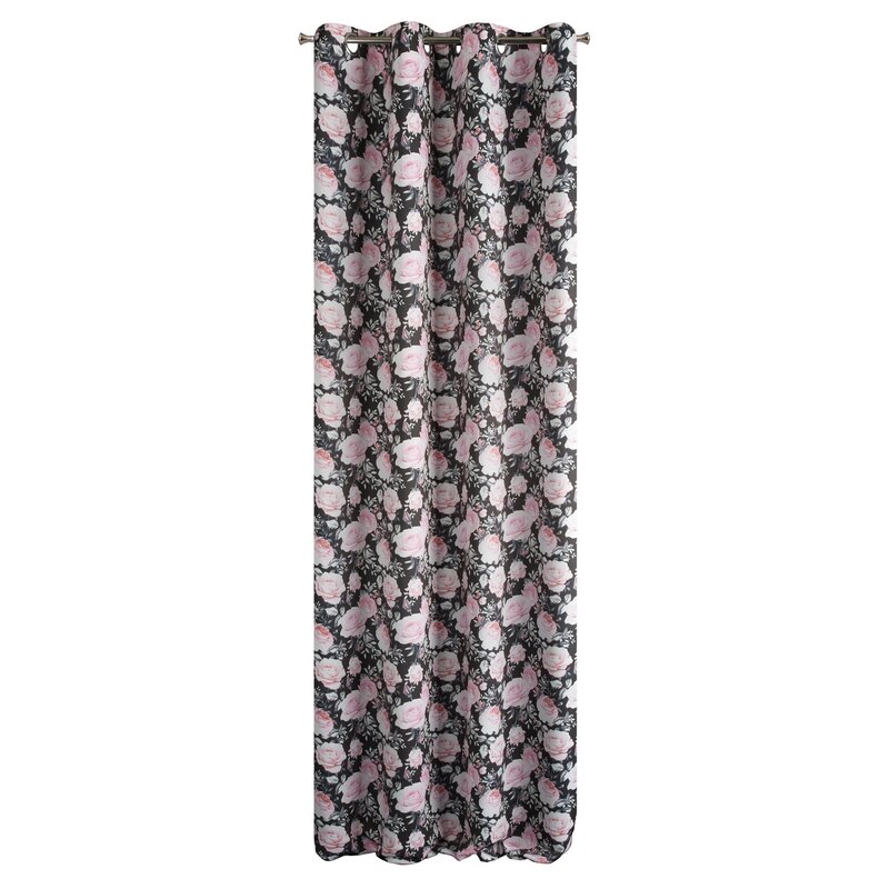 Zasłona gotowa Bellis czarna 140 x 250 cm – zaciemniająca pomieszczenie