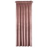 ZASŁONA GOTOWA D91 ROSA NA TAŚMIE 140 X 270 CM CIEMNORÓŻOWY