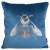 Poszewka dekoracyjna Blink niebieska 45 x 45 cm – stylowy akcent