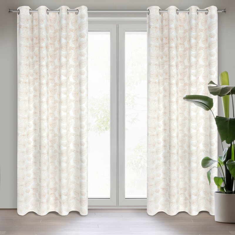 Zasłona gotowa Marigold biała 140 x 250 cm – subtelnie ogranicza światło