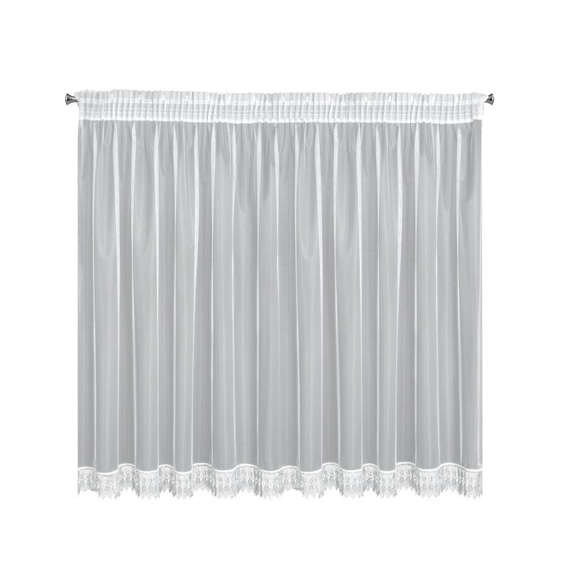 FIRANA GOTOWA SARI NA TAŚMIE 400 X 145 CM BIAŁY