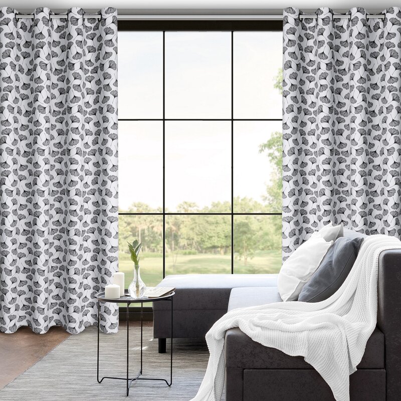 Zasłona gotowa Kemi biała 140 x 250 cm – rozświetla wnętrze
