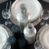 Wazon ceramiczny Simona3 perłowy fi 13 x 36 cm – na susze i kwiaty