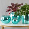 SZKŁO DEKORACYJNE VERRE5 (3) O 12 X 12 CM TURKUSOWY