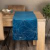 Obrus błyszczący Blink 18 granatowy 35 x 180 cm – doda blasku stołu