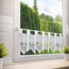 Firana gotowa Isaac biały 150 x 30 cm – rozświetla wnętrze
