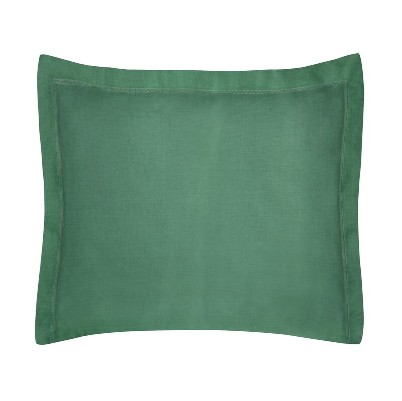 Poszewka bawełniana Nova Colour butelkowa zieleń 50 x 70 cm – miękka w dotyku