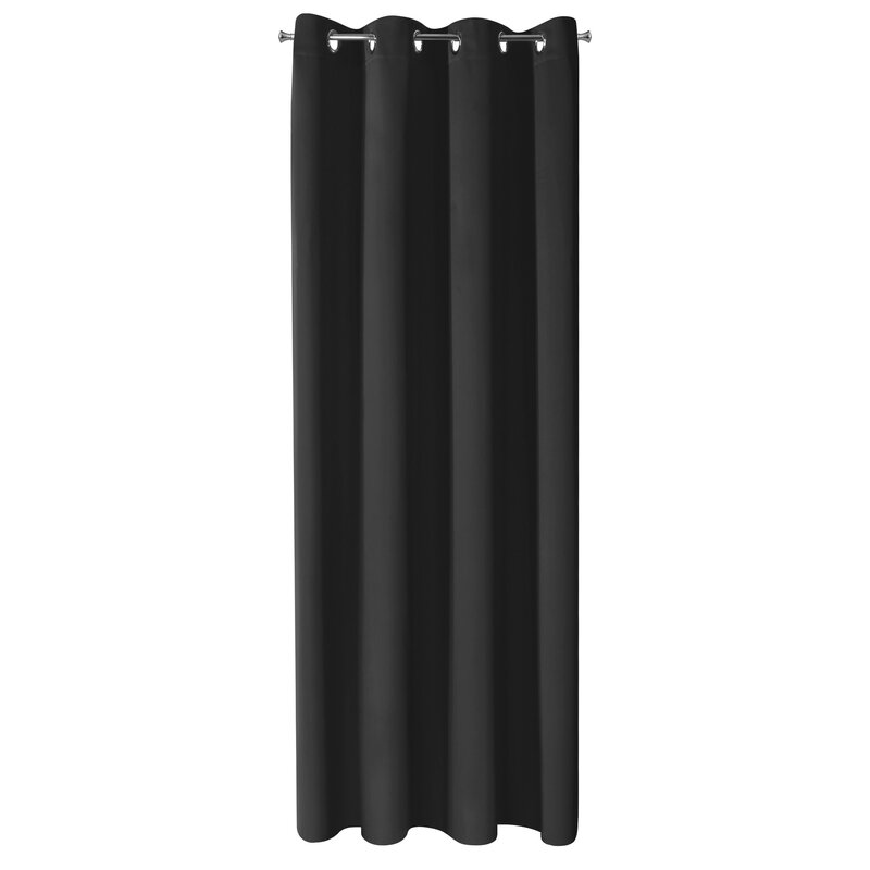 ZASŁONA GOTOWA D91 PARISA 135 X 250 CM CZARNY
