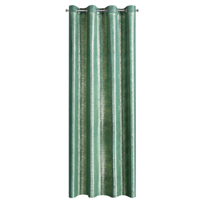 Zasłona gotowa Mabel ciemnozielona 140 x 250 cm – zaciemnia pomieszczenie