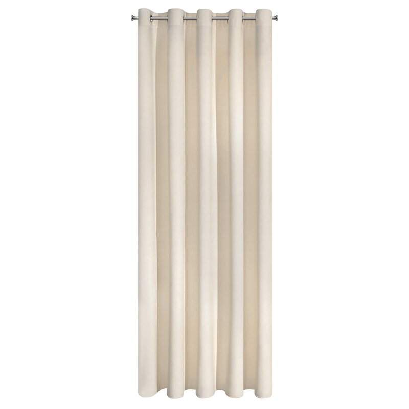 Zasłona gotowa Villa jasnobeżowa 140 X 250 CM – pięknie rozprasza światło
