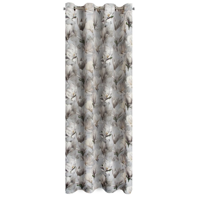 Zasłona gotowa LARI popielata 140 x 250 cm – zaciemnia pomieszczenie