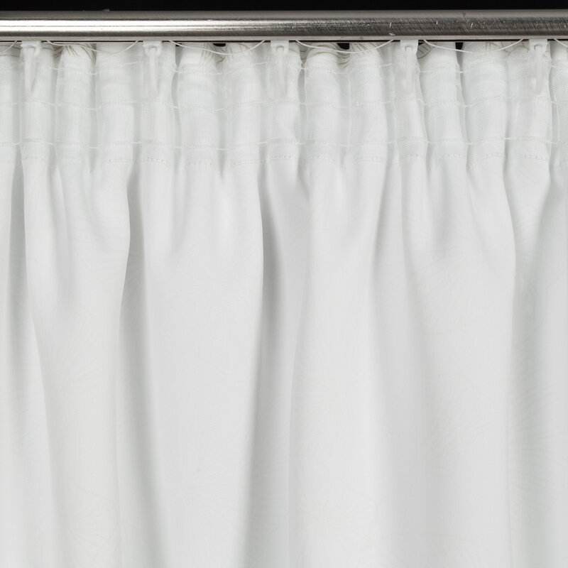 Zasłona gotowa biała 140 x 300 cm – subtelnie rozświetla wnętrze