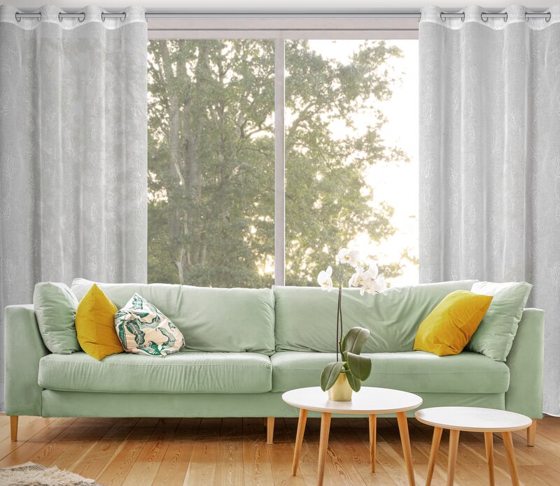 Zasłona gotowa Lori biała 140 x 250 cm – rozświetla wnętrze