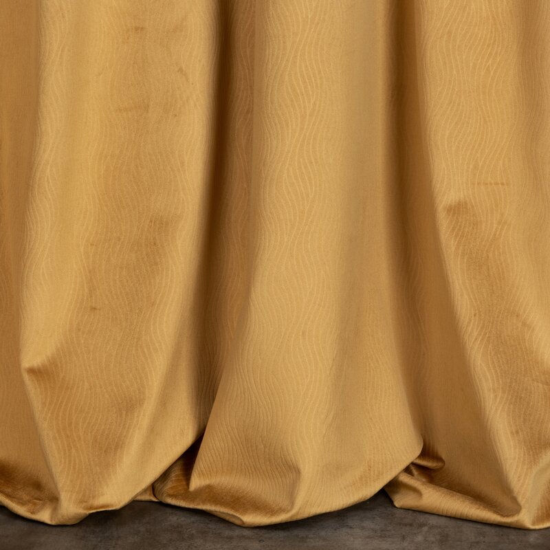 Zasłona gotowa LILI żółta 140 x 250 cm – wprowadza ciepło