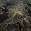 Zasłona gotowa welwet Stella czarna 140 x 250 cm – zaciemnia pomieszczenie