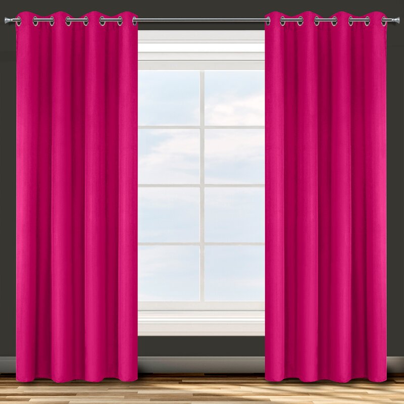 ZASŁONA GOTOWA D91 ADORE 140 X 250 CM AMARANTOWY