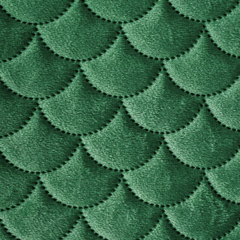 Narzuta Velvet Ariel ciemnozielona 230 x 260 cm – doda szyku sypialni