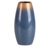 Wazon ceramiczny Nessa niebieski 13 x 26 cm – na suszone kwiaty