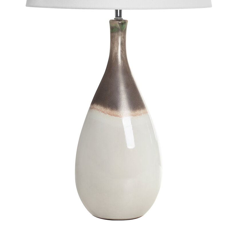 Lampa stołowa Katia kremowa O 28 x 73 cm – subtelne światło