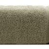 Ręcznik kąpielowy bawełniany KELY zielony oliwkowy 70x140 cm – miękki i chłonny
