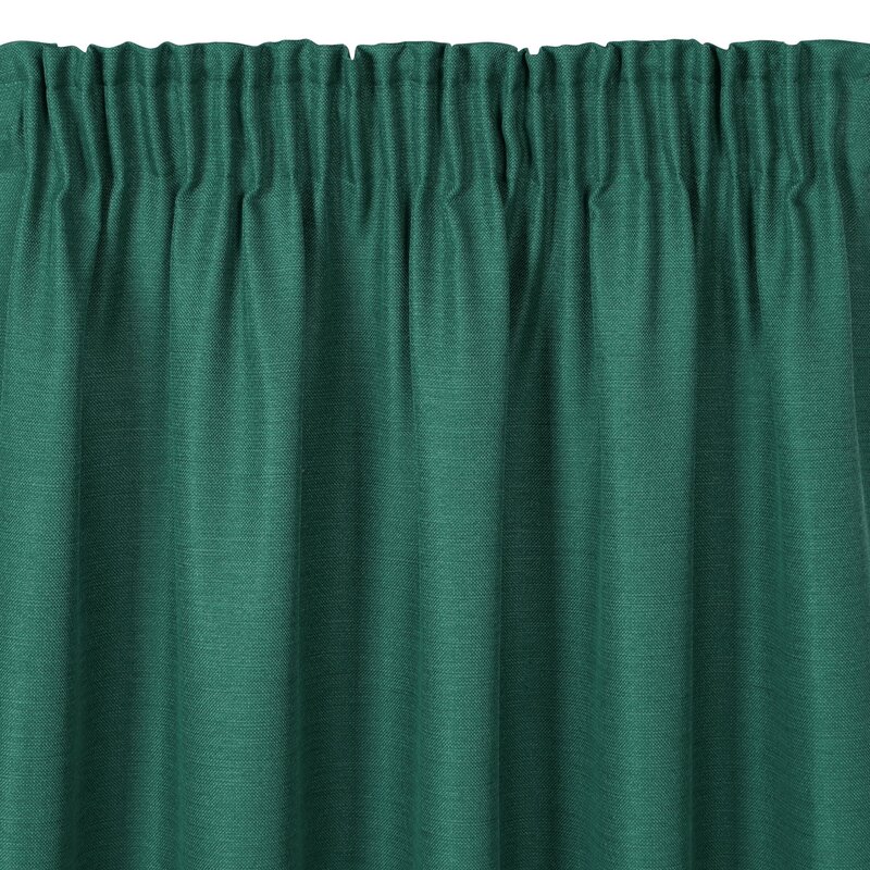 Zasłona gotowa Style zielona 140 X 270 CM – tworzy przytulny nastrój