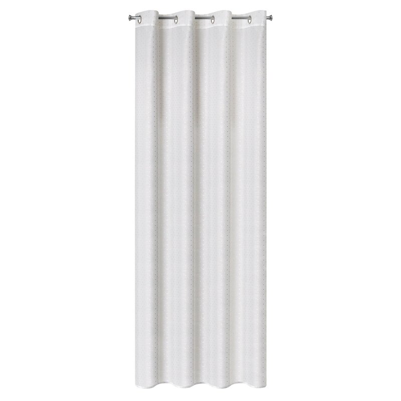 Firana gotowa SIBEL biała 140 x 250 cm – subtelnie rozprasza światło