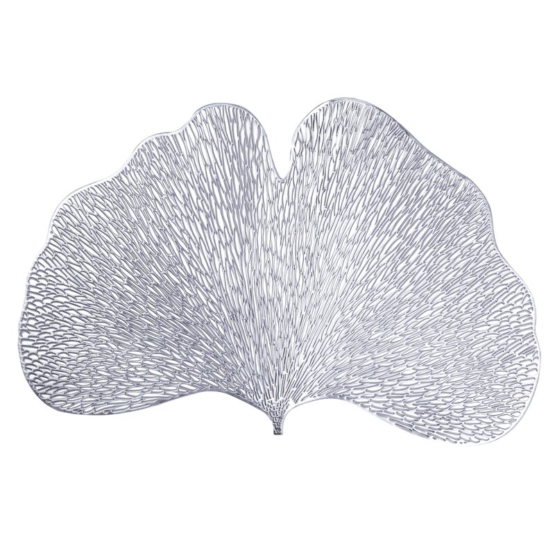 PODKŁADKA GINKO 30 X 45 CM SREBRNY