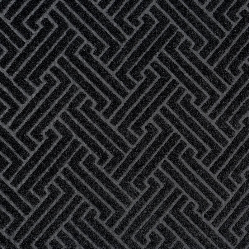 Zasłona gotowa Isla czarna 140 X 250 cm – welwetowa, zaciemniająca