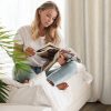 Zasłona gotowa kremowa 140 x 250 cm – dodaje ciepła wnętrzu