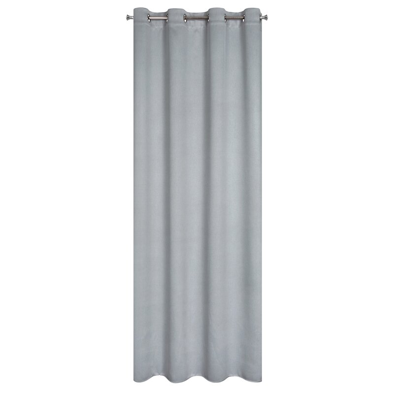 Zasłona gotowa Carlo srebrna 135 x 250 cm – zaciemniająca sypialnię