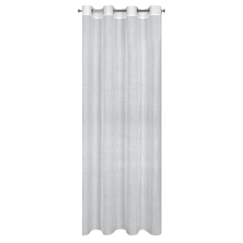 Zasłona gotowa Cindy biała 140 x 250 cm – subtelnie filtruje światło