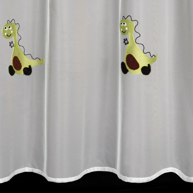Firana gotowa Dino biała 140 x 250 cm – rozprasza światło