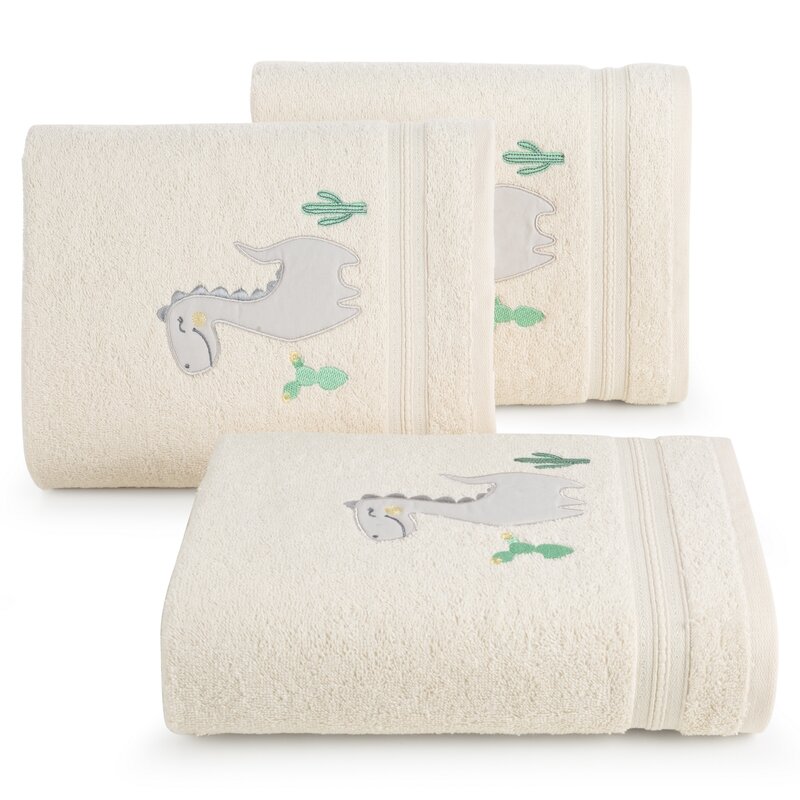 Ręcznik dla dziecka Baby40 kremowy 50 x 90 cm – delikatny dla skóry