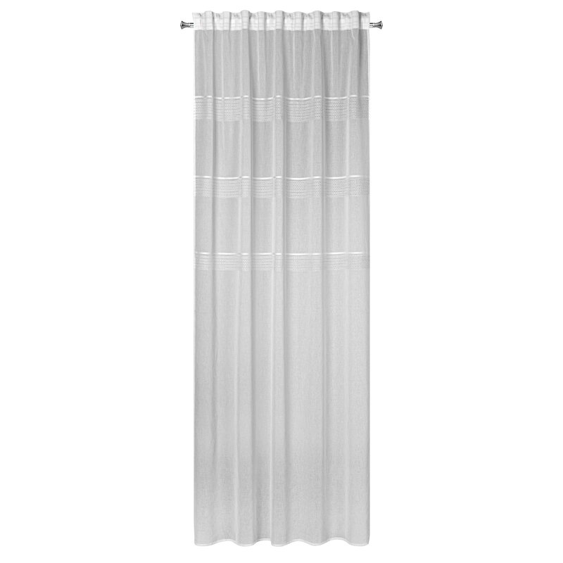 Firana gotowa Ines biała 140 x 270 cm – rozprasza światło