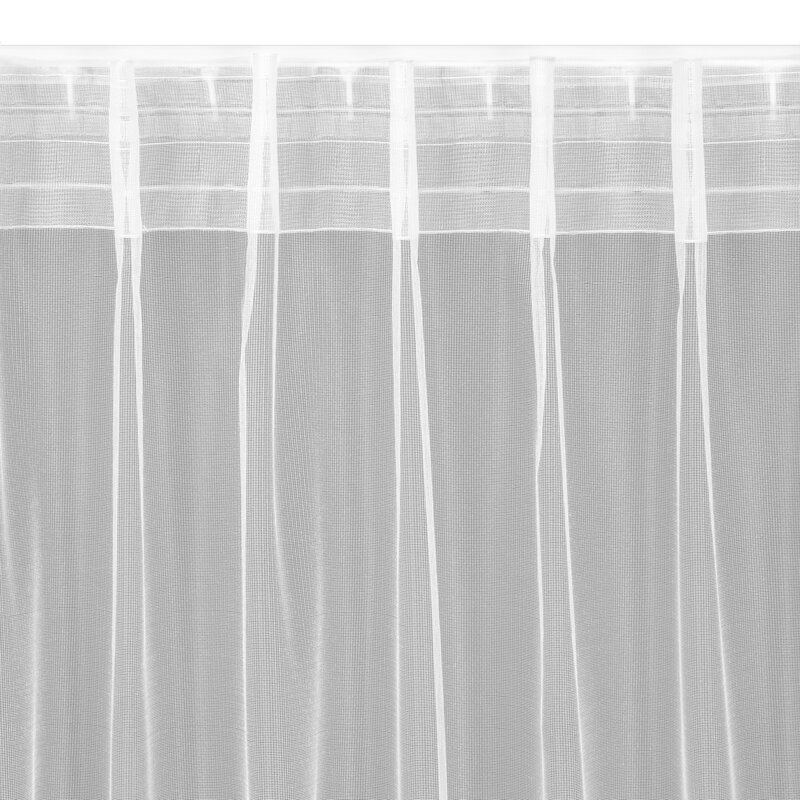 FIRANA GOTOWA TONIA NA TAŚMIE 300 X 270 CM BIAŁY