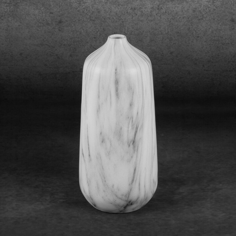 Wazon ceramiczny Mija (02) kremowy 15 X 33 cm – na suszone kwiaty